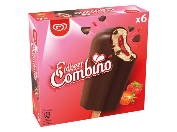 ESKIMO Erdbeer Combino oder Brickerl