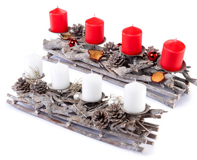 Adventkranz aus Weinreben