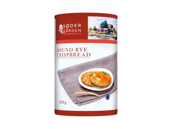 Round Rye Crispbread