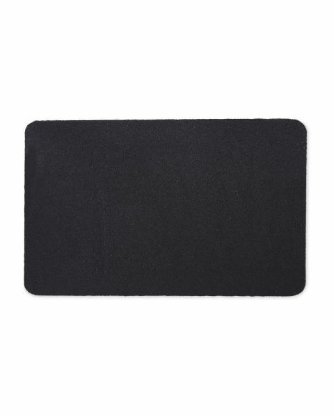 Black Non Shed Doormat