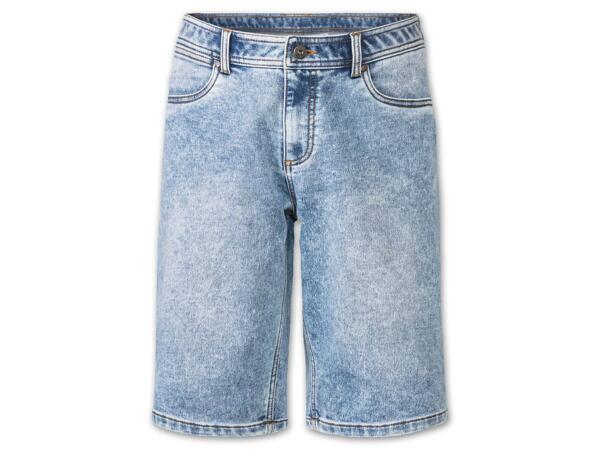 Herren Sweat-Denim-Shorts
