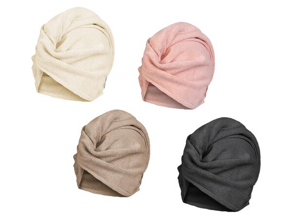 Hårturban med knapp