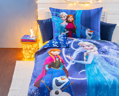 FROZEN Kinder Flanell-Bettwäsche