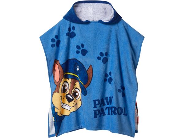 Kids' Towelling Poncho "Paw Patrol"