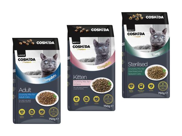 Nourriture sèche premium pour chats
