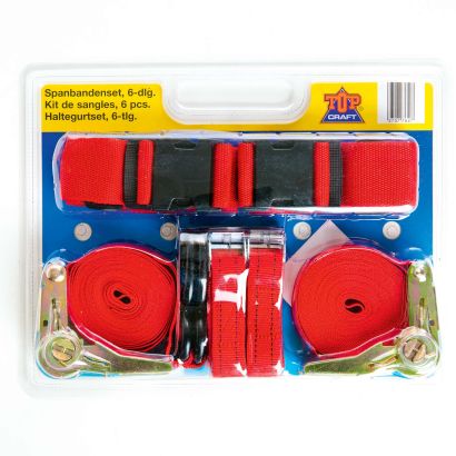 Spannbänder und Koffergurte, 6-teilig