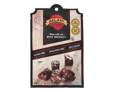 Byron Beef Brisket Salami Bites 40g