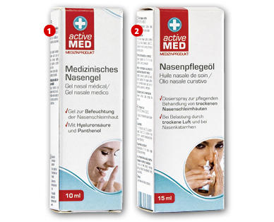 ACTIVE MED Gel/Huile de soin pour le nez