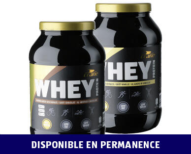 CRANE(R)
POUDRE WHEY POUR BOISSON PROTÉINÉE