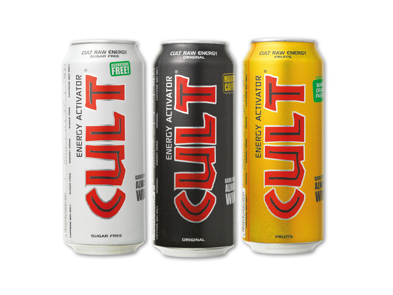 CULT Raw Energy sukkerfri