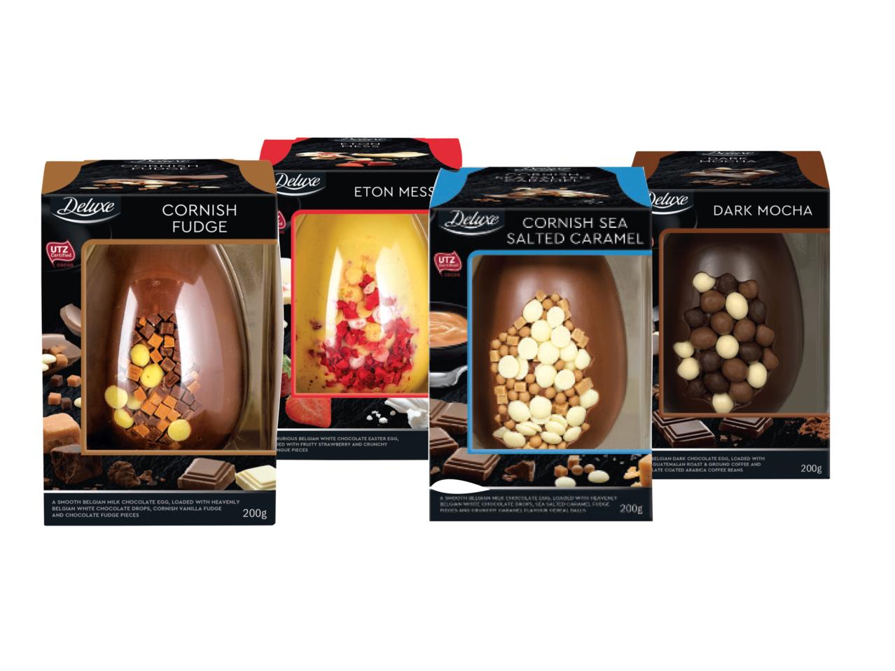DELUXE Cornish Fudge/ Eton Mess/Cornish Sea Salted Caramel/Dark Mocha Egg