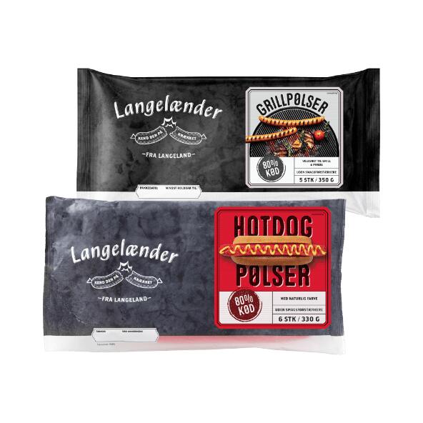 Grillpølser eller hotdogpølser