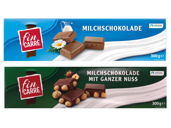 FIN CARRÉ Vollmilchschokolade