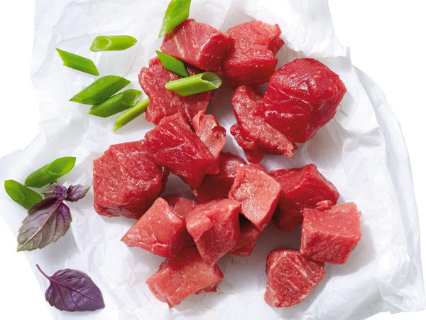 EIN GUTES STÜCK HEIMAT Frisches österreichisches Bio-Rindsgulaschfleisch