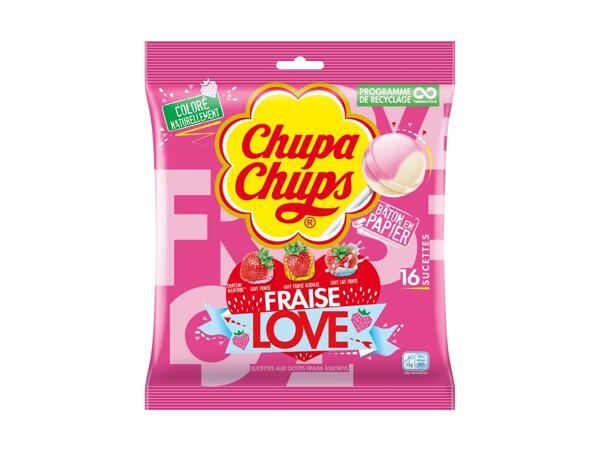 Sucettes Chupa Chups Fraise Love