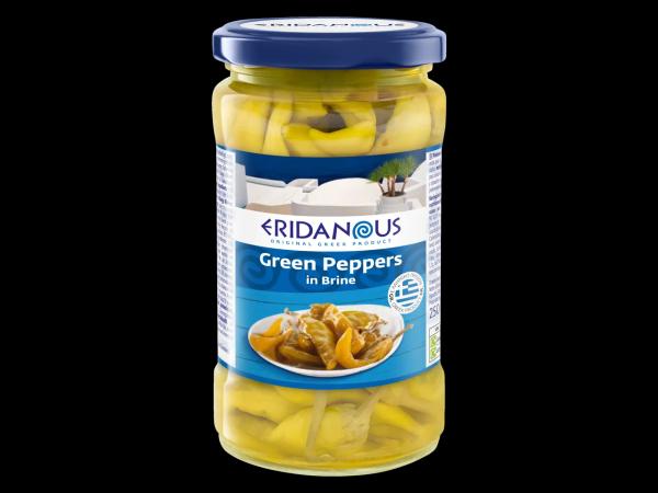 Green Peppers in Brine