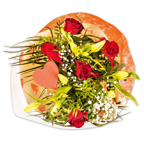 Floristen Valentinsstrauß