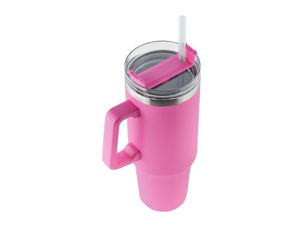 Livarno Home Stainless Steel Insulated Travel Mug - Pink