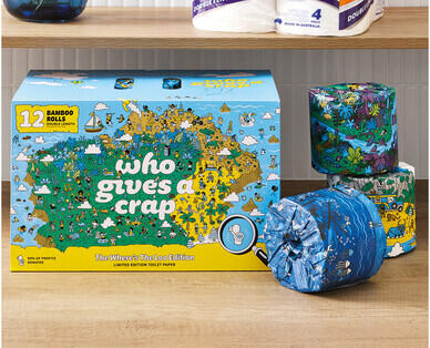 Who Gives A Crap Novelty Toilet Tissue 12pk
