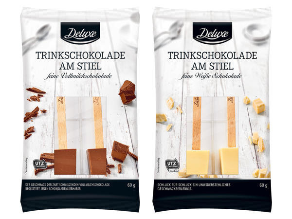 DELUXE Trinkschokolade am Stiel