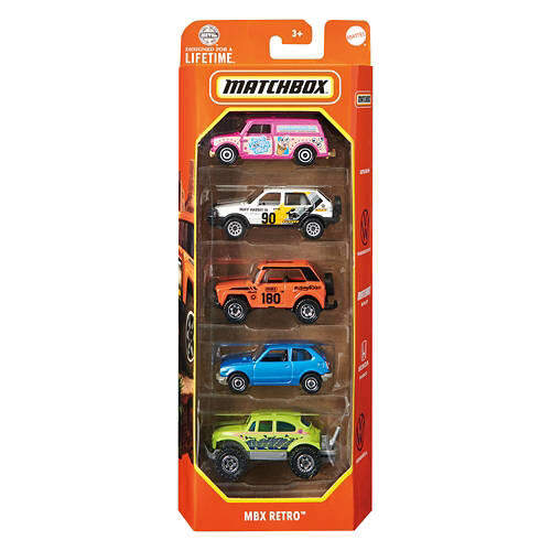 5 Pack Matchbox Off Road Cars