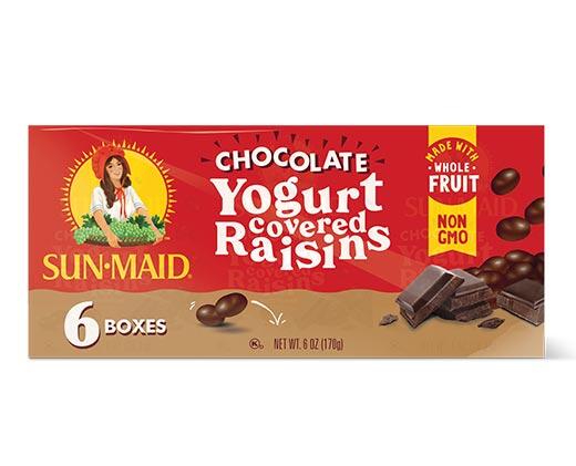 Sun-Maid Chocolate or Vanilla Yogurt Covered Raisins