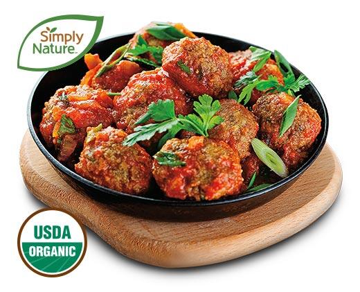 Simply Nature 
 Fresh Family Pack Organic Grass-Fed 93/7 Ground Beef