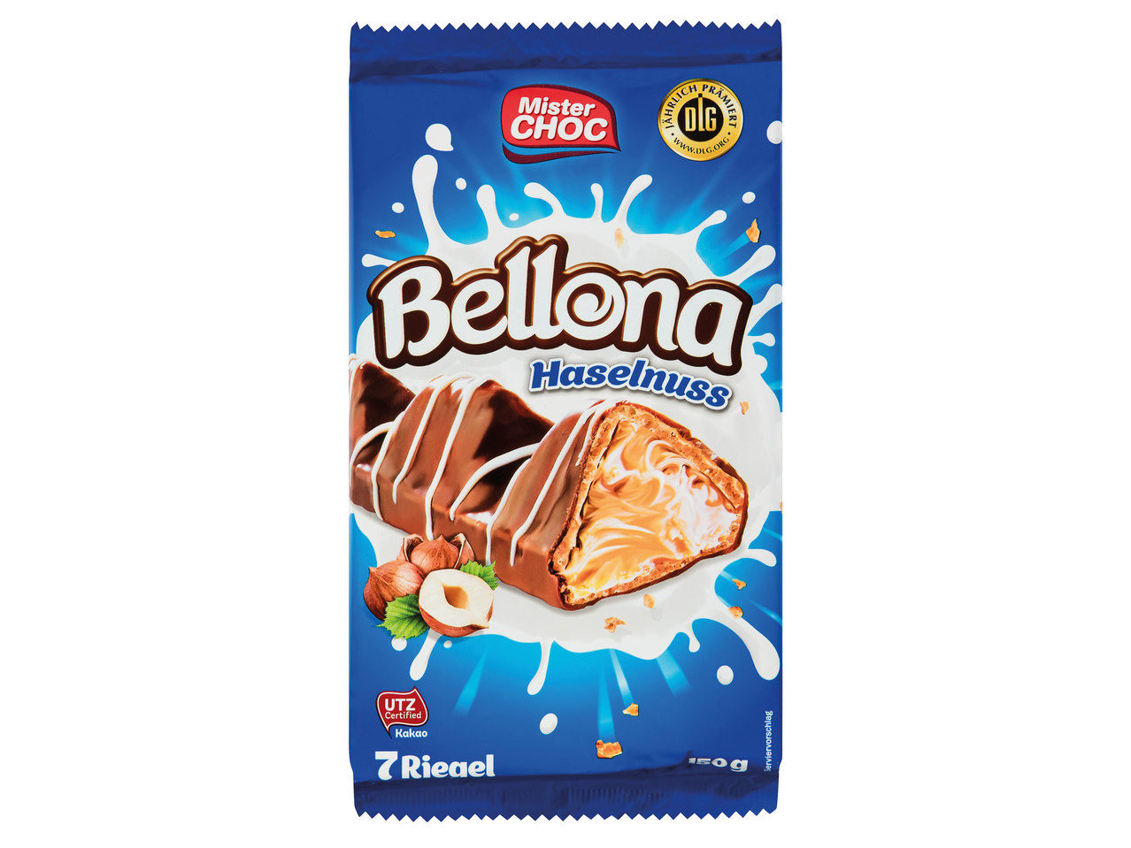 MISTER CHOC Waffeln mit Haselnusscreme