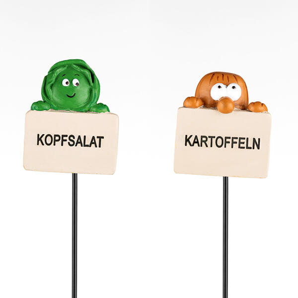 Lustige Gemüsestecker