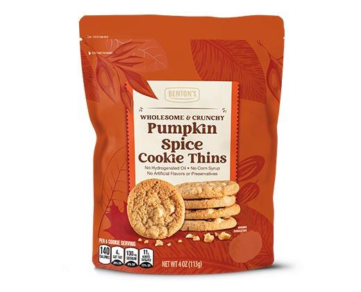 Benton's Fall Cookie Thins Pumpkin Spice or Apple Crumble