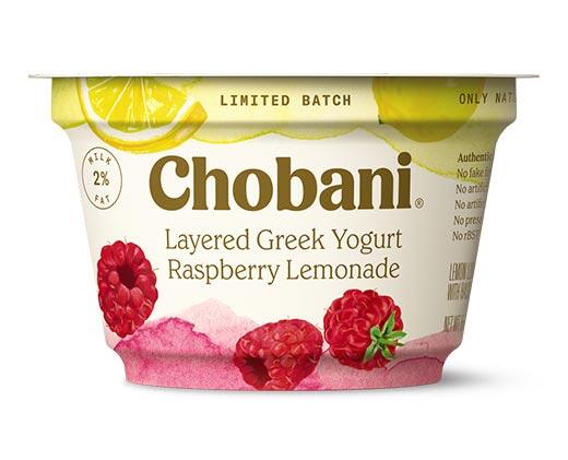 Chobani 
 Raspberry Lemonade Greek Yogurt