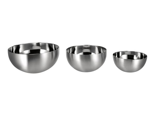 Silvercrest Stainless Steel Bowl Set - 3 Pieces