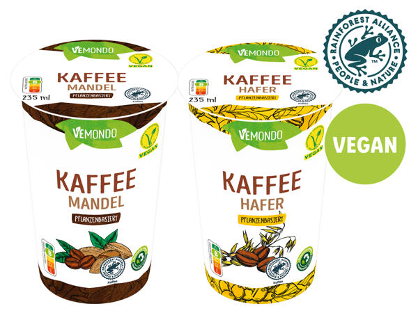 Veganes Kaffeegetränk