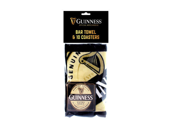 Bar Towel & Coaster Set 