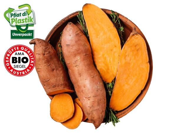 Bio Süßkartoffeln aus Österreich