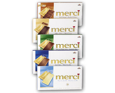 STORCK(R) Plaque de chocolat Merci