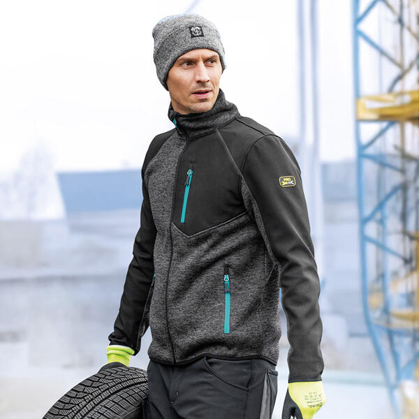 Arbeits-Strickfleece-Jacke