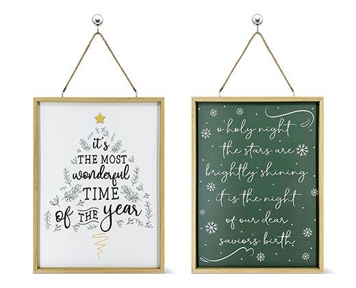 Merry Moments Reversible Wall Sign