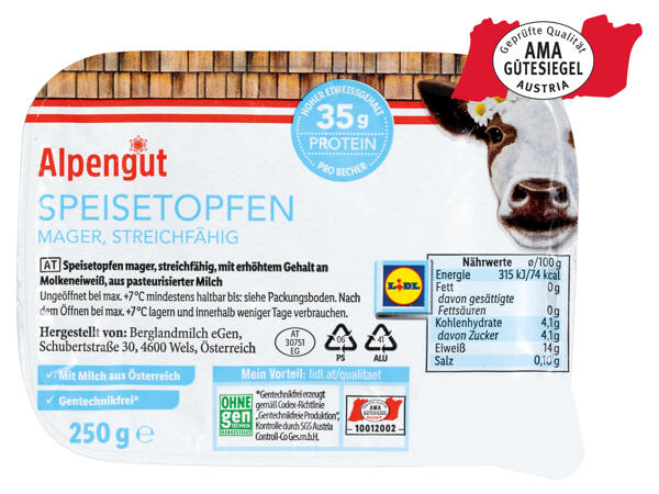 Speisetopfen mager