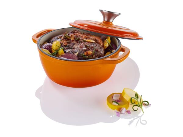 Livarno Home 1.3L Cast Iron Casserole Dish