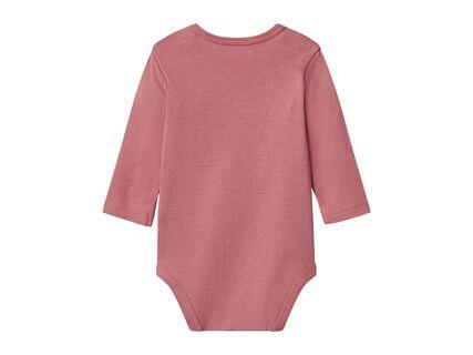 LUPILU Pink & White Baby Long-Sleeve Bodysuits - 3 Pack