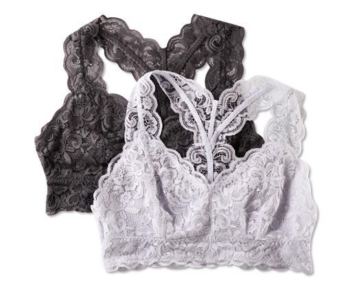Serra 
 Ladies' 2-Pack Lace Bralettes
