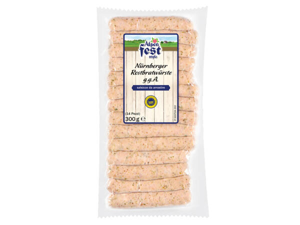 Nürnberger Rostbratwurst PGI