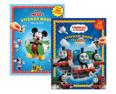 Licensed Sticker Treasury Books