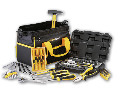 Trousse à outils, 105 pièces WORKZONE(R)