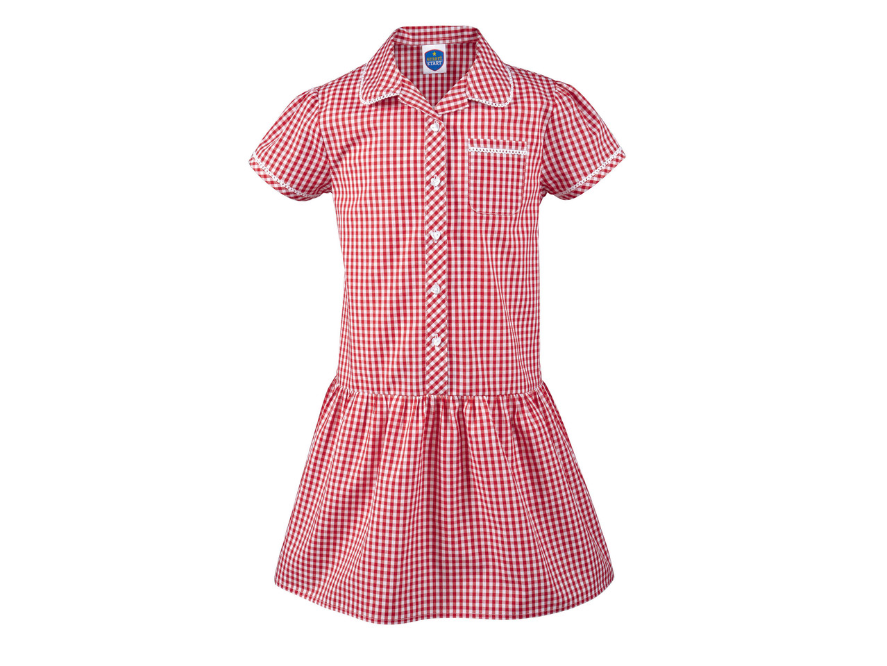 Kids' Gingham School Dress