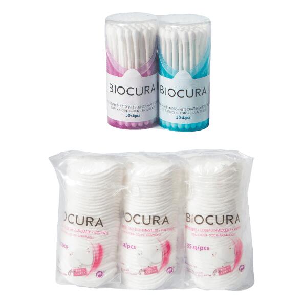 BIOCURA(R) 				Coton-tiges ou disques d'ouate