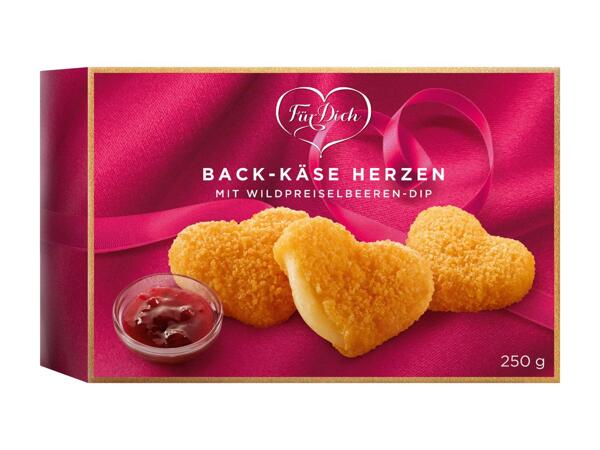 Back-Käse Herzen
