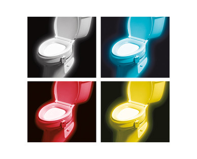 Easy Home Motion-Activated LED Toilet Bowl Night Light