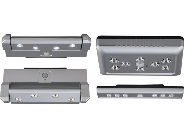 Batteridriven LED-sensorlampa